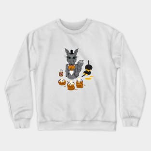 The Wolf Who Loved Waffles Crewneck Sweatshirt